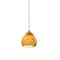 Besa Lighting Tay Tay Cord Pendant, Honey, Satin Nickel Finish, 1x5W LED 1XT-5605HN-LED-SN - alternate 1